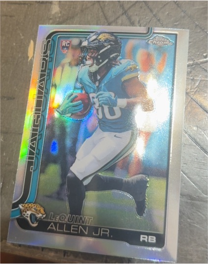 2025 Topps Chrome #384 LeQuint Allen Jr. — front