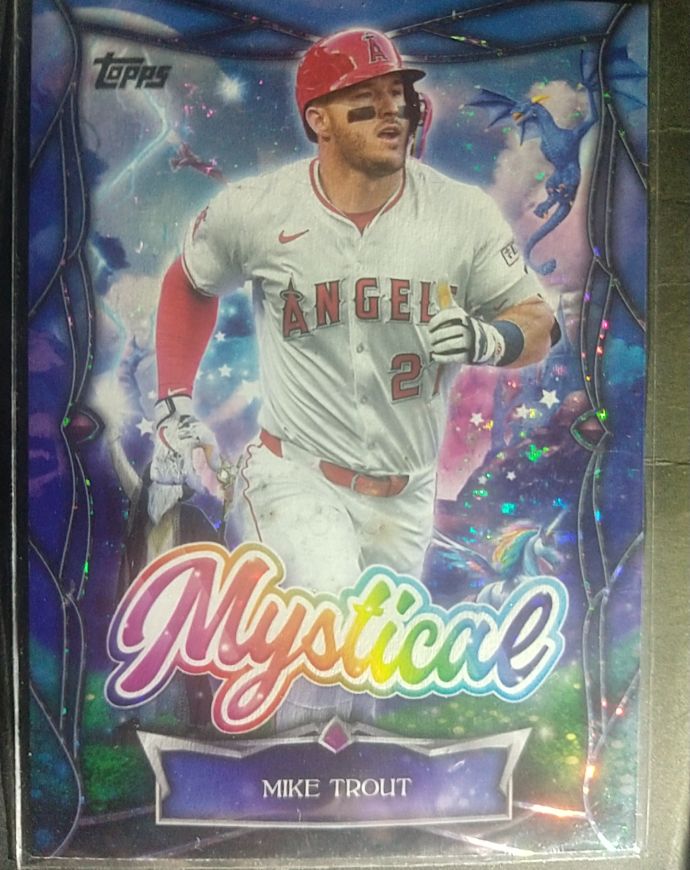 2025 Topps Update #MYS-19 Mike Trout Mystical Insert — front