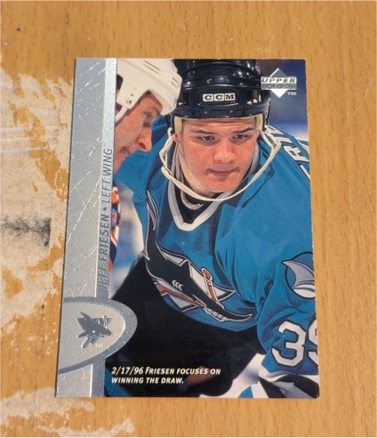 1996-97 Upper Deck #332 Jeff Friesen — front