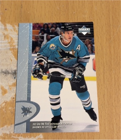 1996-97 Upper Deck #334 Bernie Nicholls — front
