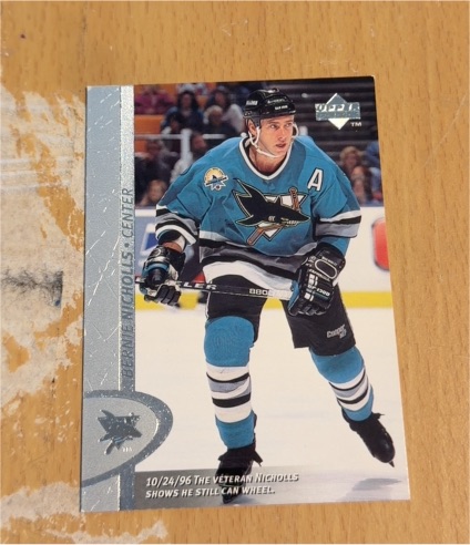 1996-97 Upper Deck #334 Bernie Nicholls — front