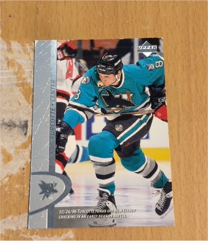 1996 Upper Deck #333 Darren Turcotte — front