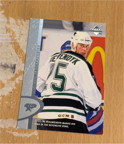 1996 Upper Deck #245 Joe Nieuwendyk — front