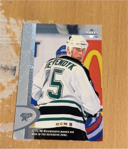 1996-97 Upper Deck #245 Joe Nieuwendyk — front