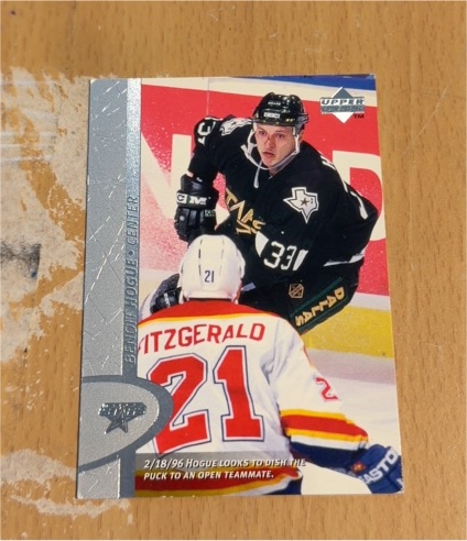 1996-97 Upper Deck #247 Benoit Hogue Dallas Stars — front