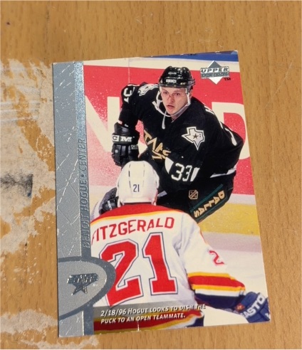 1996-97 Upper Deck #247 Benoit Hogue — front