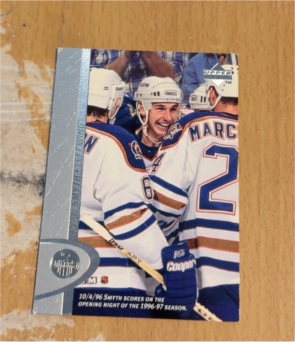 1996-97 Upper Deck #258 Ryan Smyth Edmonton Oilers — front
