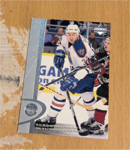 1995-96 Upper Deck #260 Miroslav Satan — front
