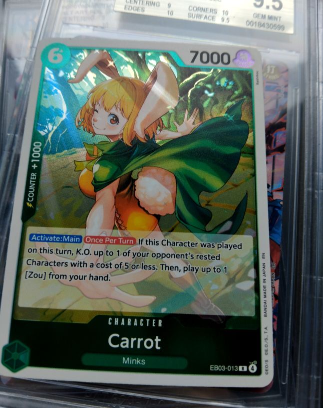 2023 One Piece Extra Booster: One Piece Heroines Edition #EB03-013 Carrot — front