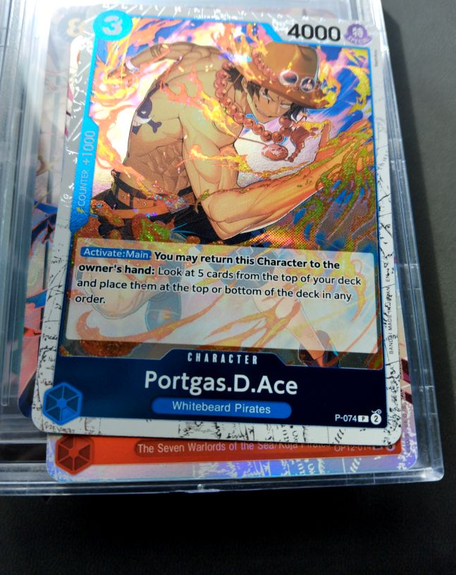 One Piece TCG P-074 Portgas.D.Ace — front