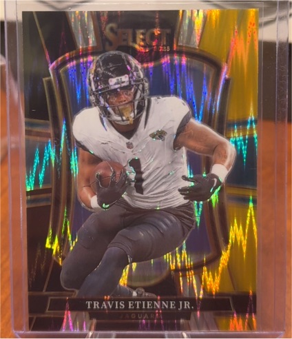 2025 Panini Select Premier Level #130 Travis Etienne Jr. — front
