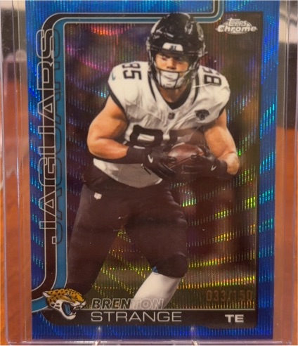2025 Topps Chrome #137 Brenton Strange — front