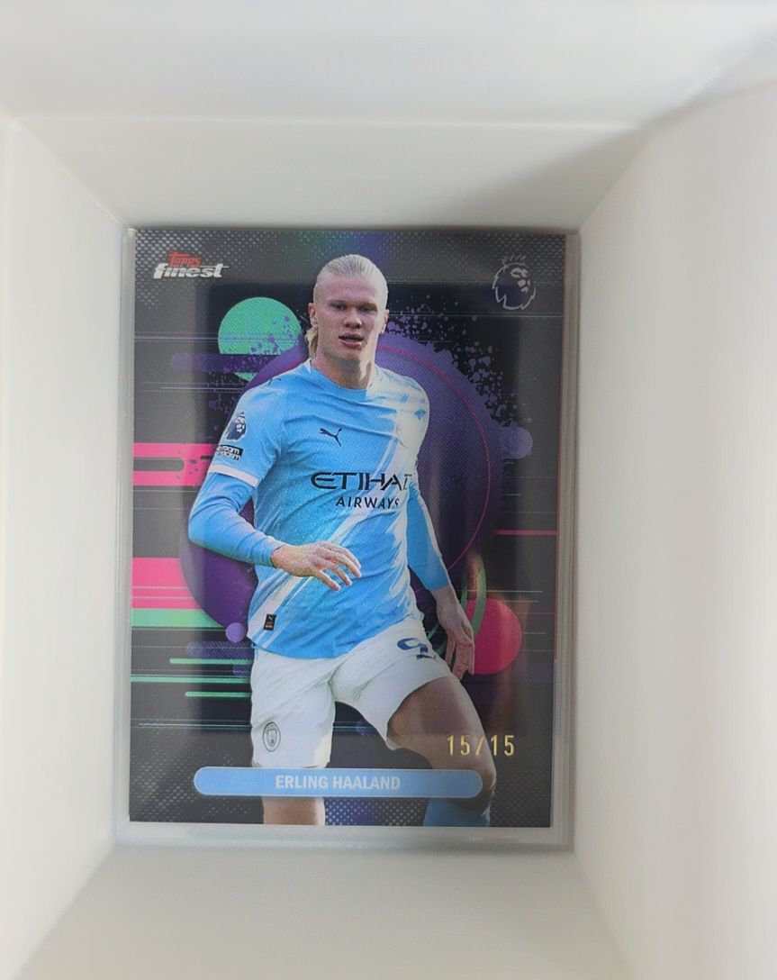 2024 Topps Finest #15 Erling Haaland — front