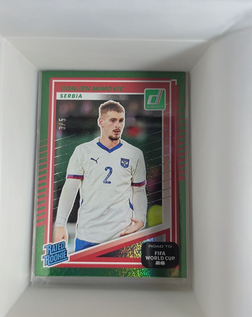 2025-26 Donruss Road to FIFA World Cup Rated Rookie #241 Ognjen Mimovic — front