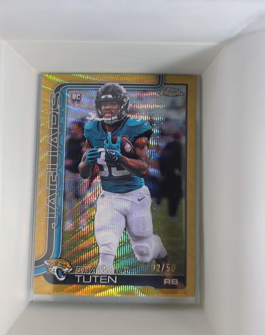 2025 Topps Chrome #389 Bhayshul Tuten — front