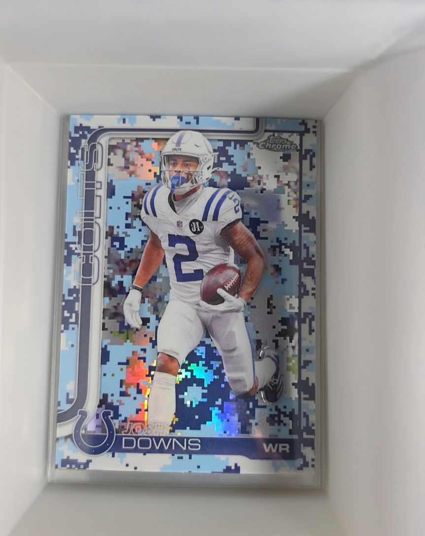 2025 Topps Chrome #127 Josh Downs — front