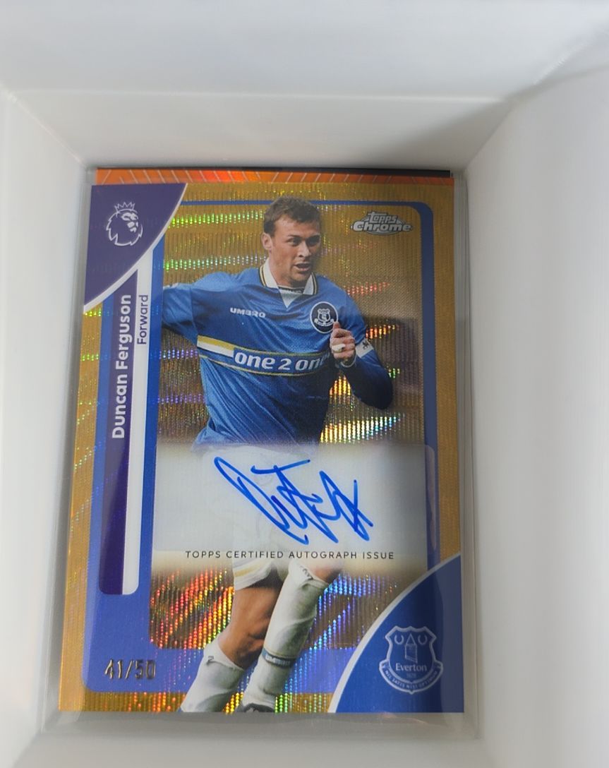 2025 Topps Chrome Premier League #CA-DF Duncan Ferguson — front