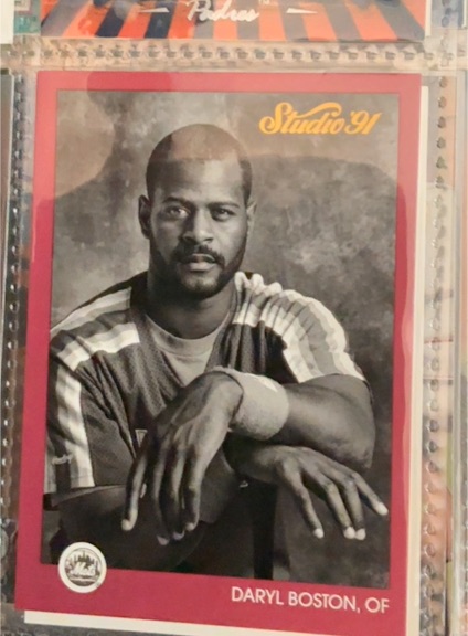 1991 Leaf Studio #201 Daryl Boston — front