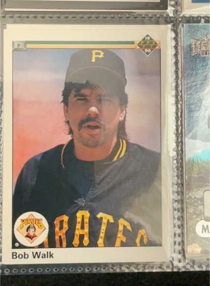 1990 Upper Deck #596 Bob Walk — front