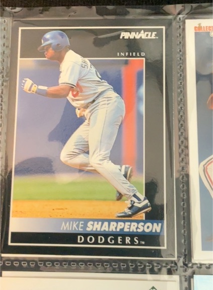 1992 Pinnacle #167 Mike Sharperson — front