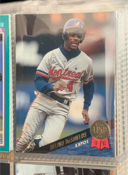 1993 Leaf #19 Delino DeShields — front