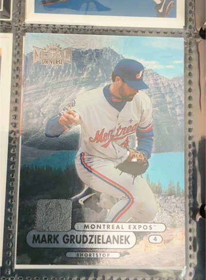1998 Skybox Metal Universe #70 Mark Grudzielanek — front