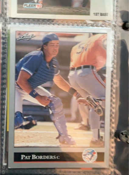 1992 Leaf #324 Pat Borders — front