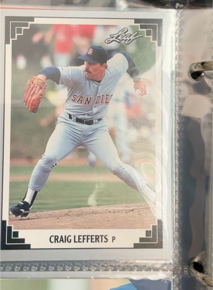 1991 Leaf #390 Craig Lefferts — front