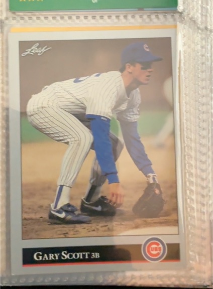 1992 Leaf #6 Gary Scott — front