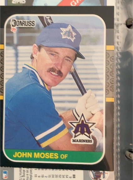1987 Donruss #393 John Moses — front