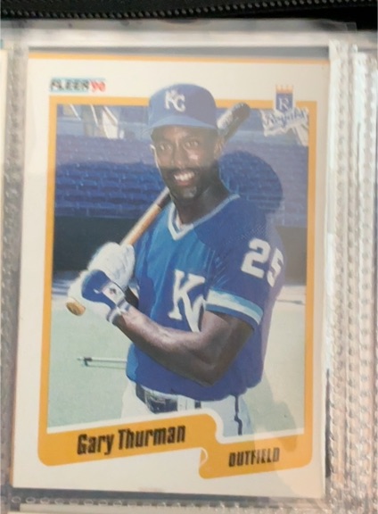 1990 Fleer #121 Gary Thurman — front