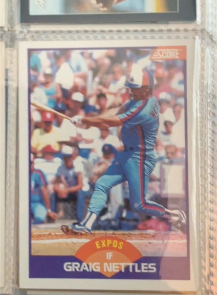 1989 Score #277 Graig Nettles — front