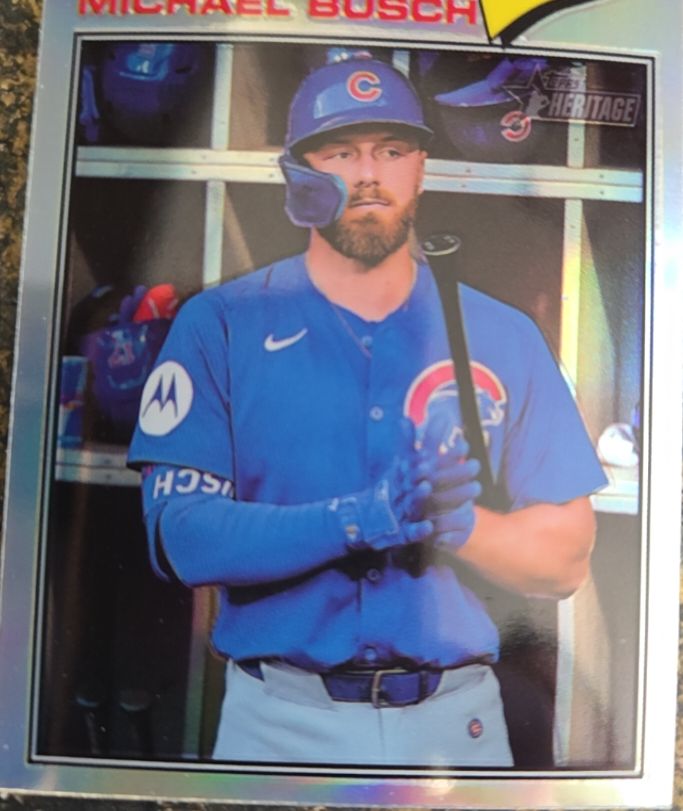 2026 Topps Heritage #305 Michael Busch — front