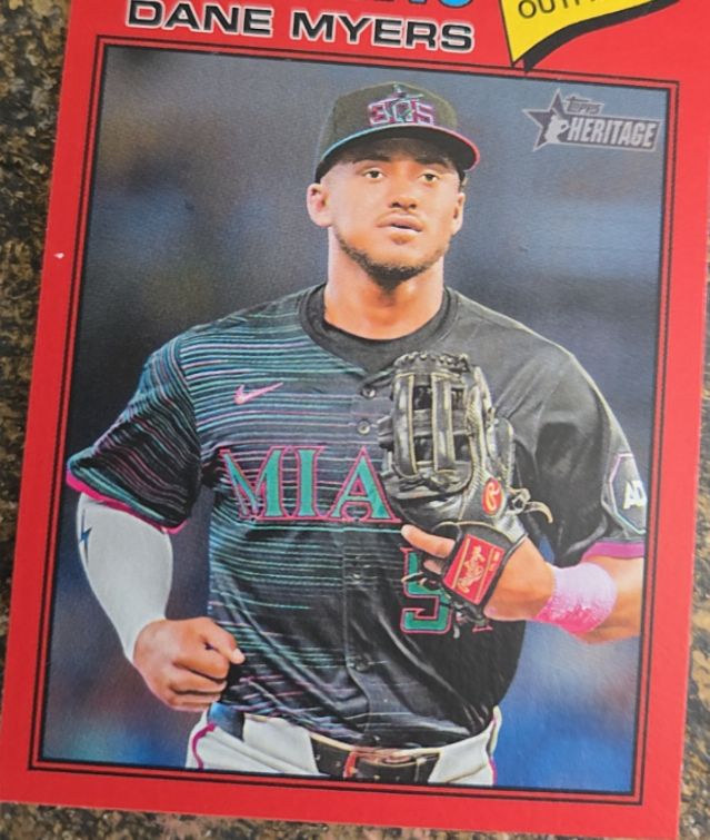 2026 Topps Heritage #75 Dane Myers — front