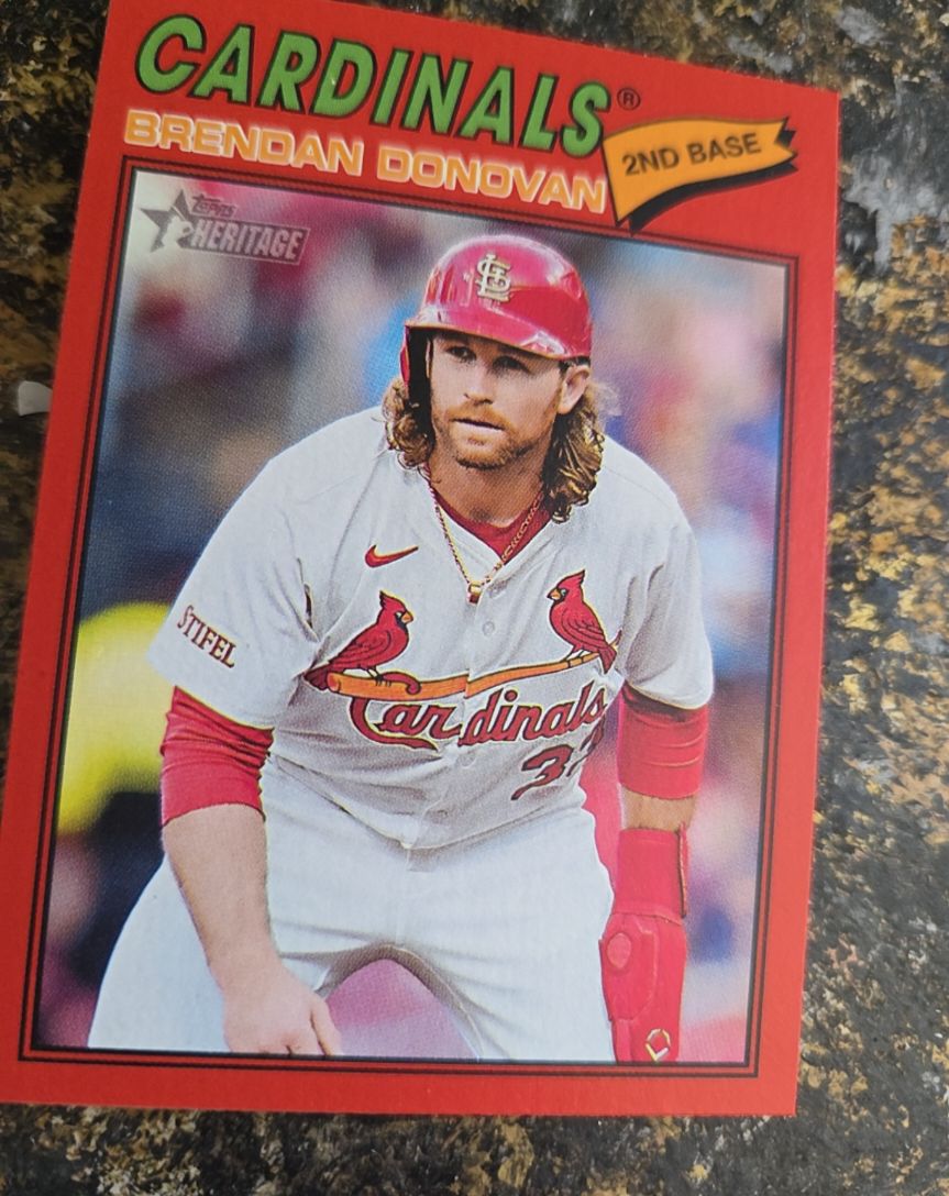 2026 Topps Heritage #95 Brendan Donovan — front