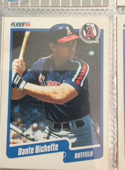 1990 Fleer #127 Dante Bichette — front