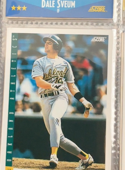 1991 Score #814 Dale Sveum — front