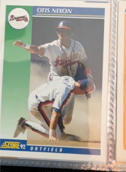 1992 Score #443 Otis Nixon — front