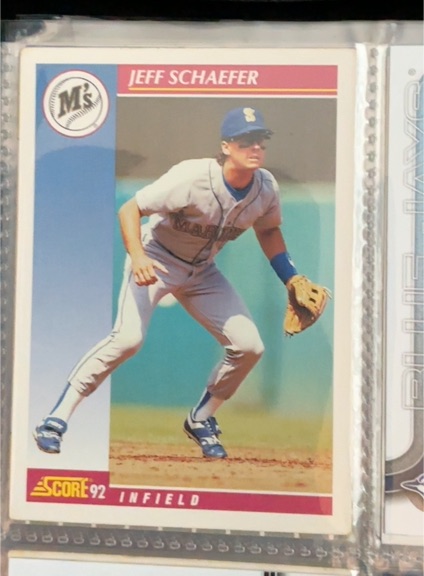1992 Score #629 Jeff Schaefer — front