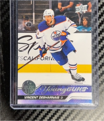 2023-24 Upper Deck #202 Vincent Desharnais Young Guns — front