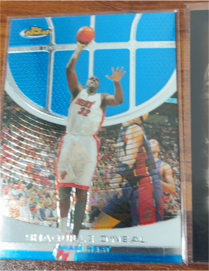2005-06 Topps Finest #1 Shaquille O'Neal — front