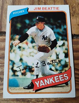 1980 Topps #334 Jim Beattie — front