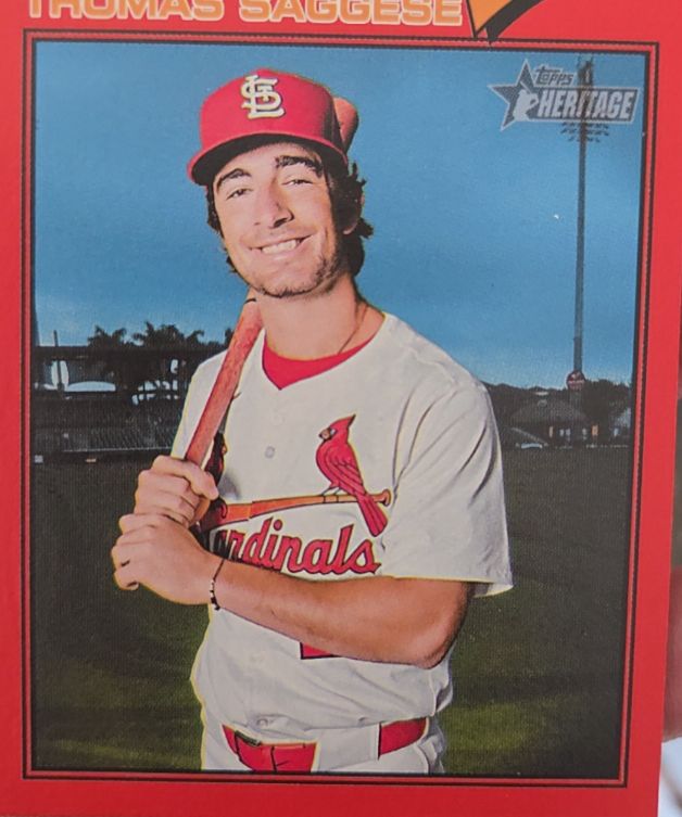 2026 Topps Heritage #230 Thomas Saggese — front