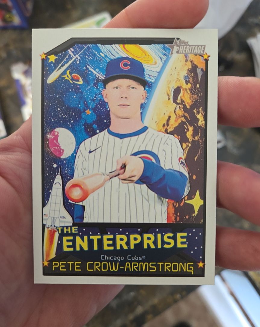2026 Topps Heritage #TE-PC Pete Crow-Armstrong — front