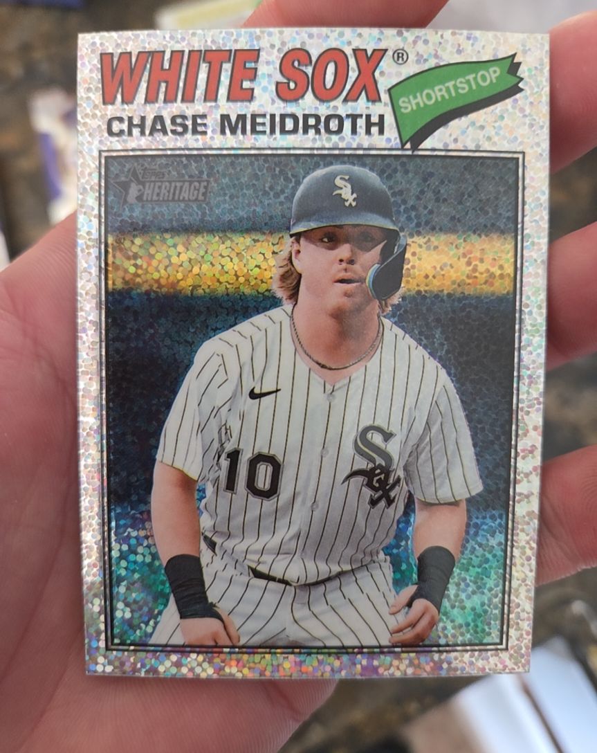 2026 Topps Heritage #298 Chase Meidroth — front