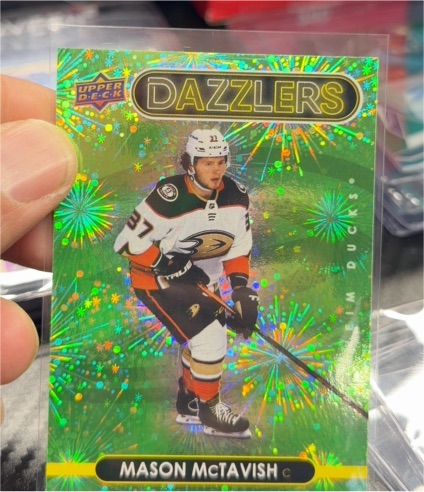 2021-22 Upper Deck Series 2 #DZ-51 Mason McTavish Dazzlers — front