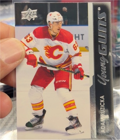 2021-22 Upper Deck Series 2 Young Guns #465 Adam Ruzicka — front