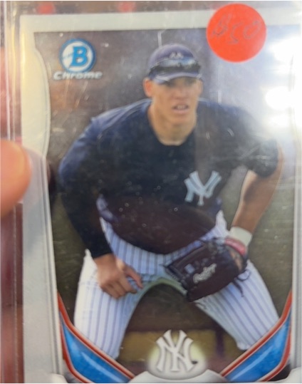 2014 Bowman Chrome #1 Derek Jeter — front