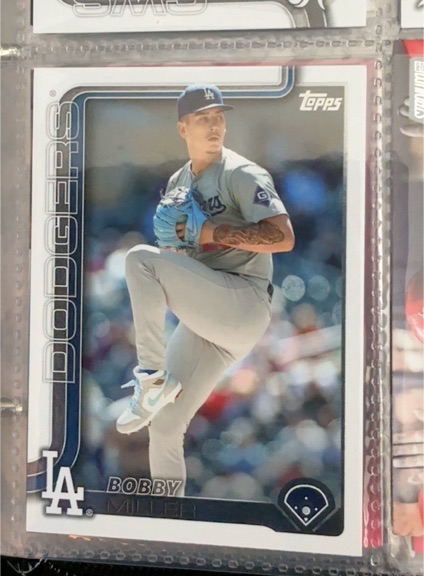 2025 Topps #652 Bobby Miller — front