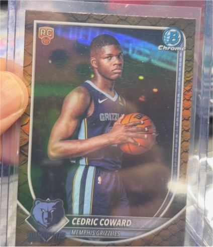 2025-26 Bowman Chrome #BCV-11 Cedric Coward — front